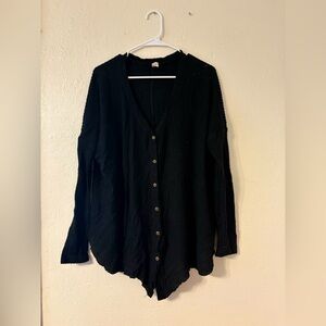 Wishlist Black Knit cardigan Size: S/M